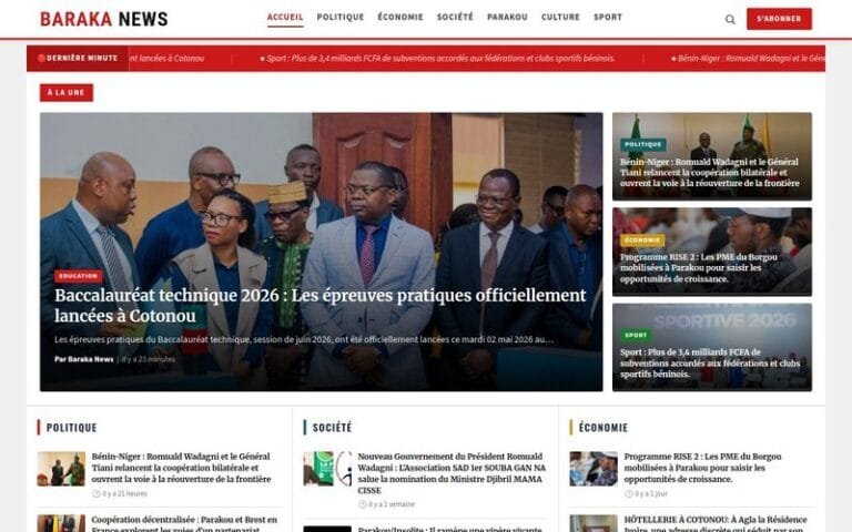 Site réalisé par Elimboo : Baraka News