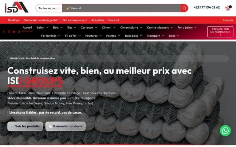 Site réalisé par Elimboo : ISD Groups